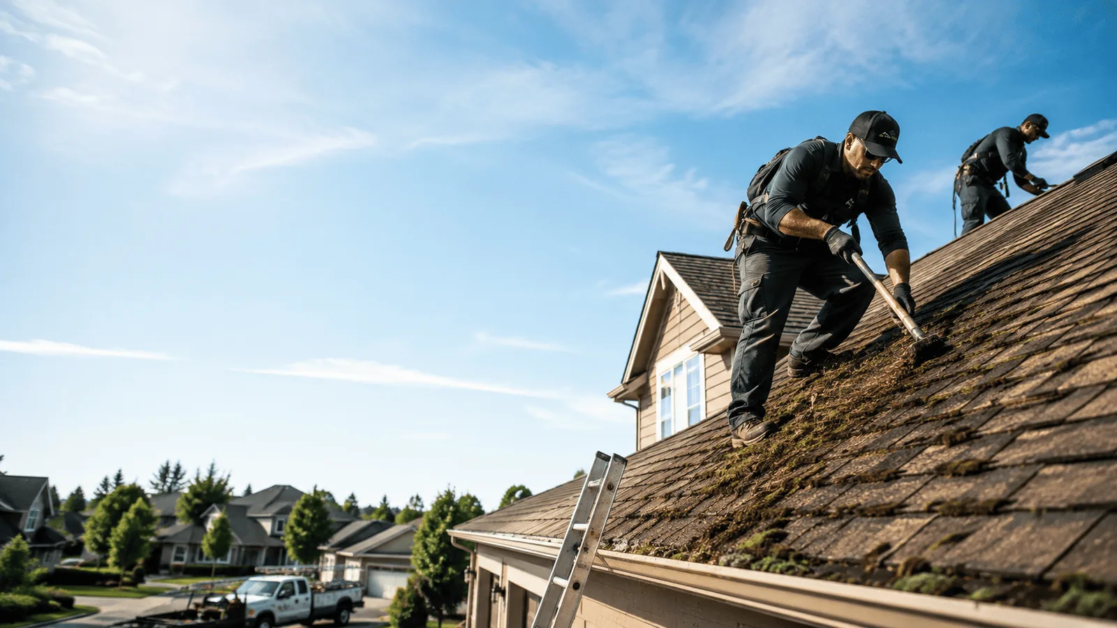 Roof Moss Removal in Decatur, MI near me